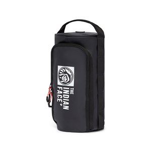 Trousse de toilette imperméable unisexe avec poignée Noir