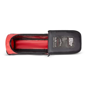 Trousse de toilette imperméable unisexe avec poignée Rouge