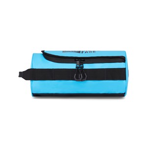 Trousse de toilette imperméable unisexe avec poignée Bleu clair