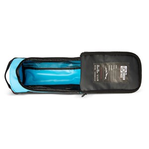Trousse de toilette imperméable unisexe avec poignée Bleu clair