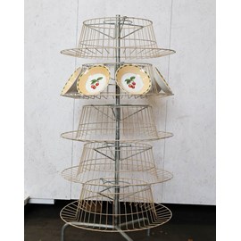Étagère - présentoir à assiettes vintage n°819