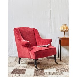 Ernest, le fauteuil bergère rouge n°896