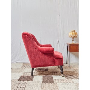 Ernest, le fauteuil bergère rouge n°896