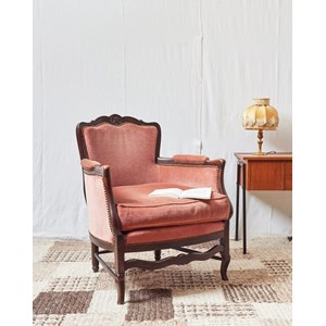 Fauteuil bergère en bois n°897