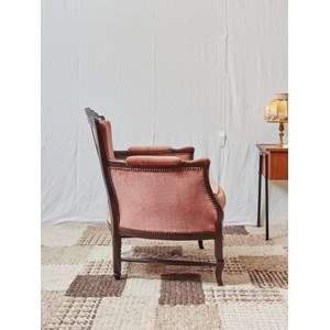 Fauteuil bergère en bois n°897