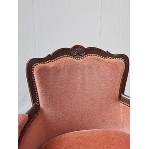 Fauteuil bergère en bois n°897