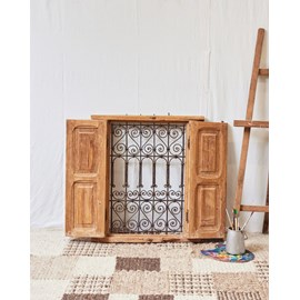 Fenêtre marocaine décorative en fer forgé n°939