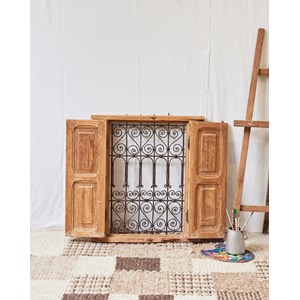 Fenêtre marocaine décorative en fer forgé n°939