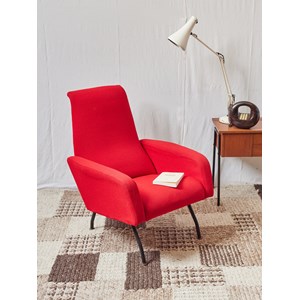 Jakob, le fauteuil italien rouge n°971