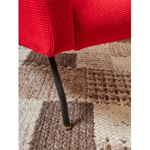 Jakob, le fauteuil italien rouge n°971