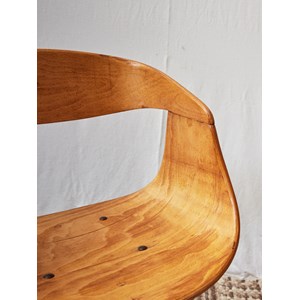 Paire de chaise design en bois n°1467
