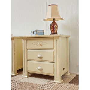 Paire de grands chevets en eucalyptus n°1302