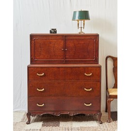 Buffet anglais en ronce de noyer n°1468