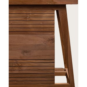 Rio - petit meuble de salle de bain en teck massif