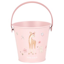 Seau rose fairy garden