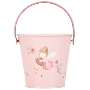 Seau rose fairy garden