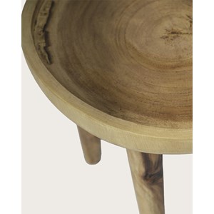 Léothéo - lot de 2 tables basse en teck massif