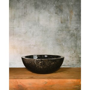 Dune - vasque à poser en marbre noir