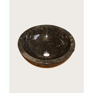 Dune - vasque à poser en marbre noir