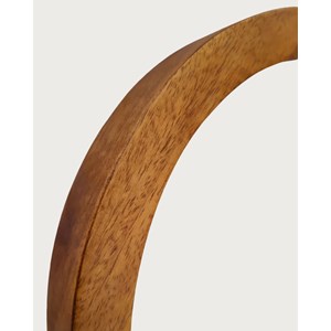 Niva - miroir rectangulaire en bois massif de manguier pour salle de bain