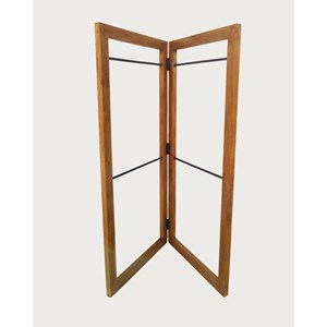 Elevéa - porte serviette pliable en bois massif de manguier