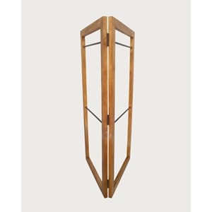 Elevéa - porte serviette pliable en bois massif de manguier