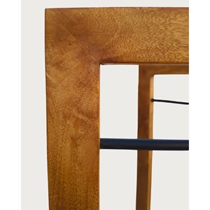 Elevéa - porte serviette pliable en bois massif de manguier