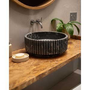 Nuit - vasque  marbre noir