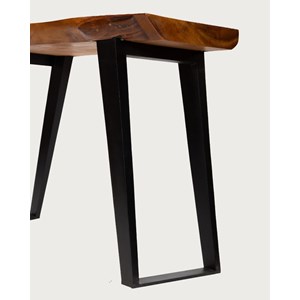Teaka - meuble sous vasque en bois de teck massif