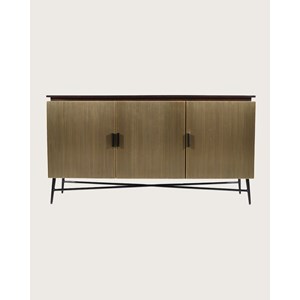 Moon- grand buffet finition laiton vieilli 150 cm