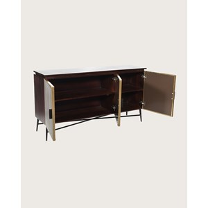 Moon- grand buffet finition laiton vieilli 150 cm