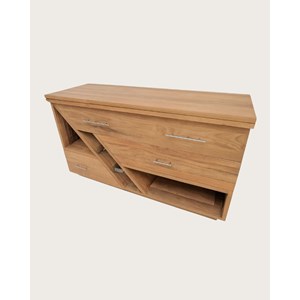 Diva bois - meuble salle de bain en teck 145 cm