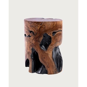 Ora - tabouret en bois de teck