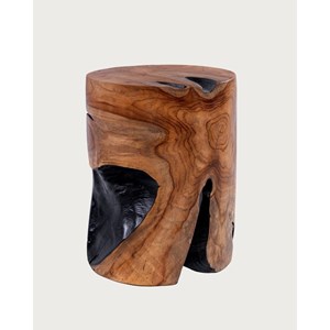 Ora - tabouret en bois de teck