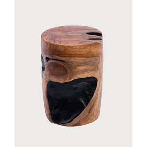 Ora - tabouret en bois de teck