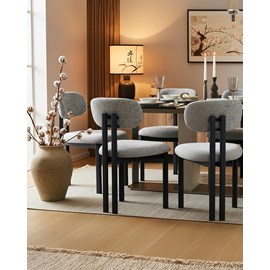 Zuno - lot de 2 chaises zuno en tissu grise et pieds métal