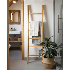 Sumba - échelle de salle de bain en bois de bambou 150 cm