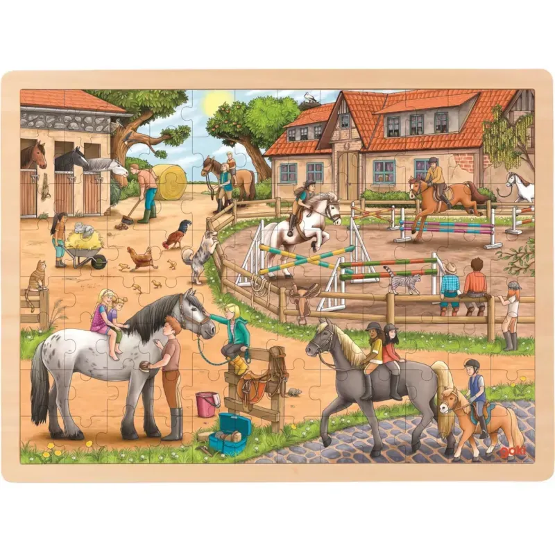 Puzzle centre équestre