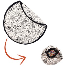 Sac à jouets 2 en 1 réversible noomad original color my bag omy paris