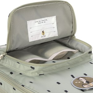 Valise à roulettes happy prints olive clair