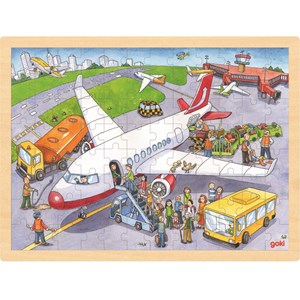 Puzzle a l'aéroport