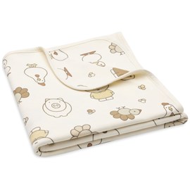 Couverture en jersey miffy family farm (75 x 100 cm)