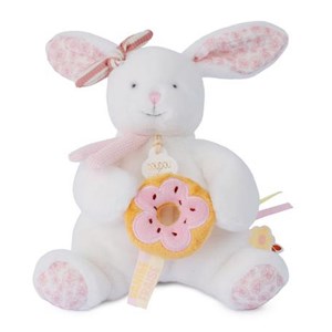 Lapin vanille fraise - pantin avec donut
