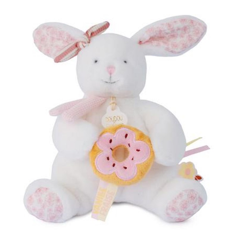 Lapin vanille fraise - pantin avec donut