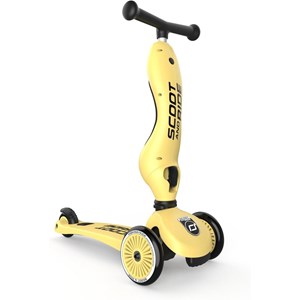 Trottinette scoot and ride jaune
