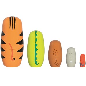 Poupées gigognes tigre tavi et ses amis