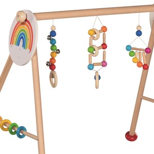 Portique d'activités arc-en-ciel