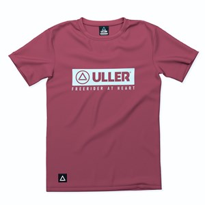 T-shirt sport enfant coton respirant uller classic rouge