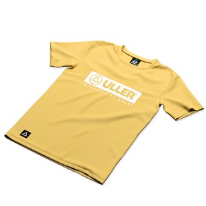 T-shirt sport unisexe coton respirant uller classic jaune
