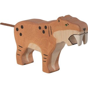 Figurine tigre à dents de sabre